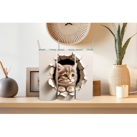 Tumbler 3D Katze