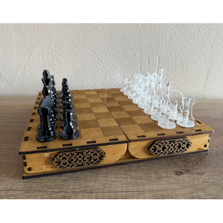 Personalisierte Schachbrett Box