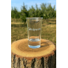 Zwetschgenwasser Schnapsglas – Lasergraviert, rustikaler Stil
