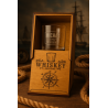 Compass Rose Whiskey Set – Maritime Holzbox mit personalisiertem Gravu