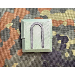 3D Helmabdeckung Dienstgrad Abzeichen Unteroffizier ohne Portepee