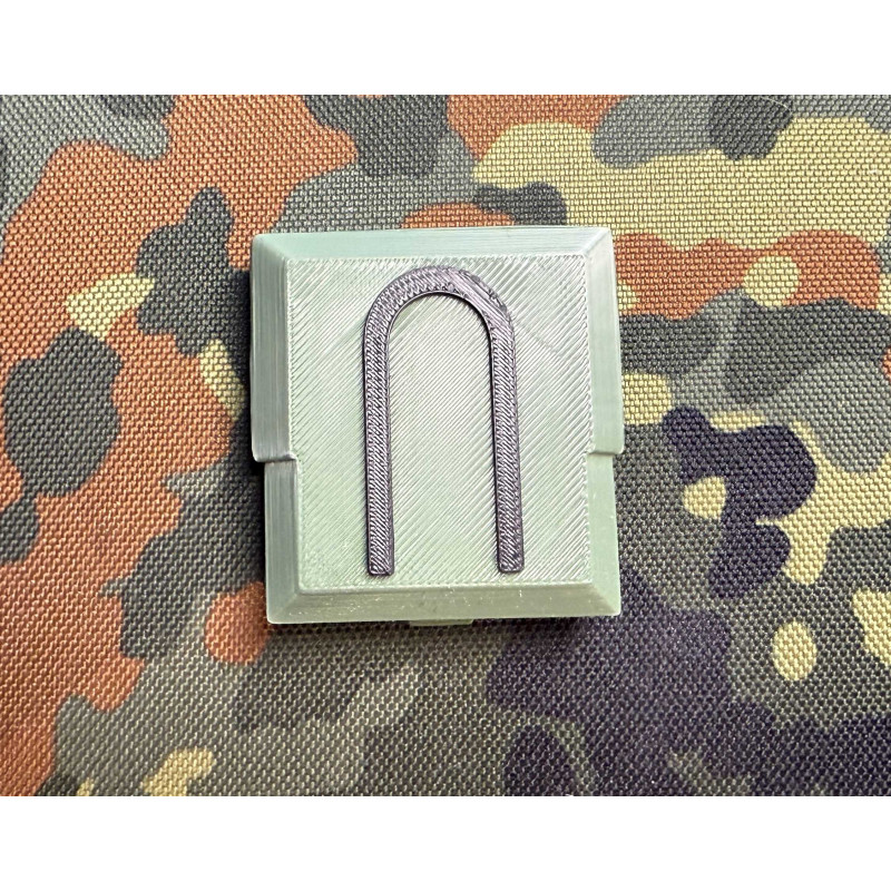 3D Helmabdeckung Dienstgrad Abzeichen Unteroffizier ohne Portepee