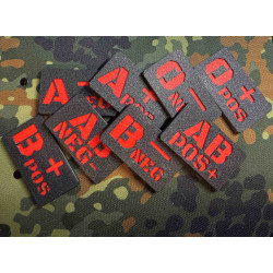 3D Molle Blutgruppen Abzeichen