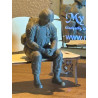 3D Figure Soldat sitzend